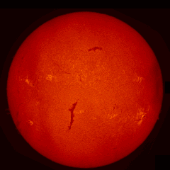 Image of Sun's chromosphere