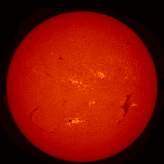 Image of Sun's chromosphere