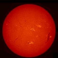 Image of Sun's chromosphere