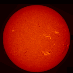 Image of Sun's chromosphere