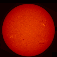 Image of Sun's chromosphere