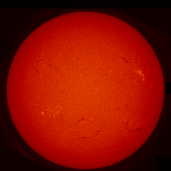 Image of Sun's chromosphere