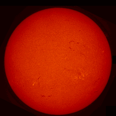 Image of Sun's chromosphere