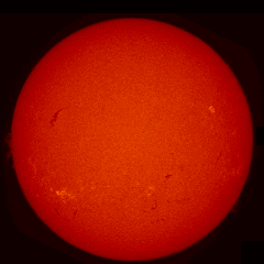 Image of Sun's chromosphere