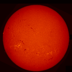 Image of Sun's chromosphere