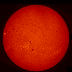 Image of Sun's chromosphere