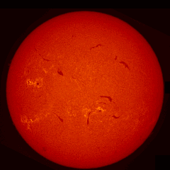 Image of Sun's chromosphere