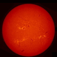 Image of Sun's chromosphere