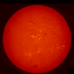 Image of Sun's chromosphere