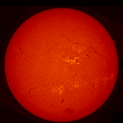 Image of Sun's chromosphere