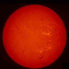 Image of Sun's chromosphere