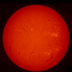 Image of Sun's chromosphere