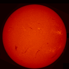 Image of Sun's chromosphere