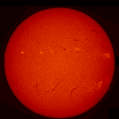 Image of Sun's chromosphere