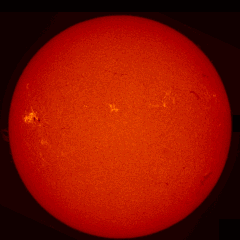 Image of Sun's chromosphere