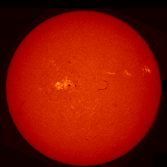 Image of Sun's chromosphere