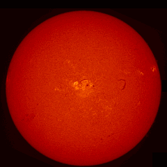 Image of Sun's chromosphere