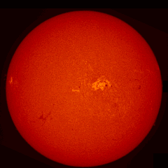 Image of Sun's chromosphere