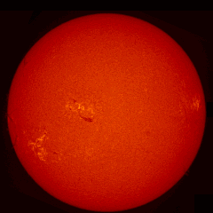 Image of Sun's chromosphere