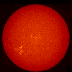 Image of Sun's chromosphere