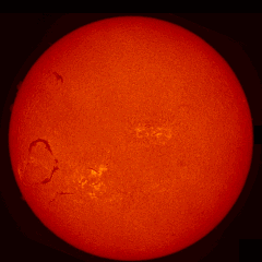 Image of Sun's chromosphere