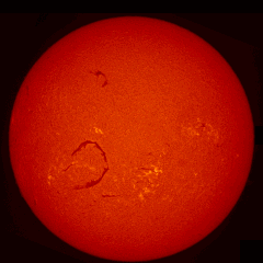 Image of Sun's chromosphere