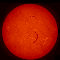 Image of Sun's chromosphere