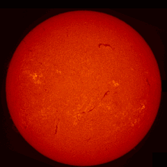 Image of Sun's chromosphere