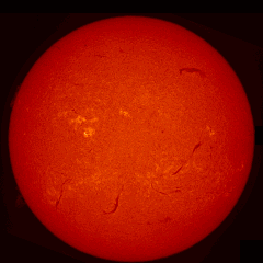 Image of Sun's chromosphere