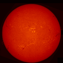 Image of Sun's chromosphere