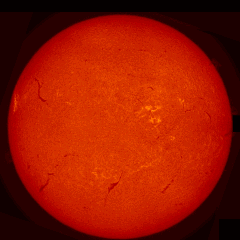 Image of Sun's chromosphere