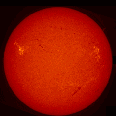 Image of Sun's chromosphere