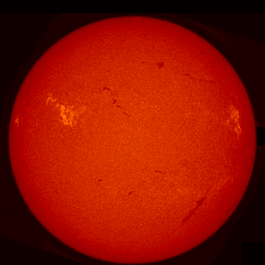 Image of Sun's chromosphere