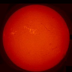 Image of Sun's chromosphere