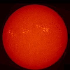 Image of Sun's chromosphere