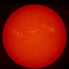 Image of Sun's chromosphere