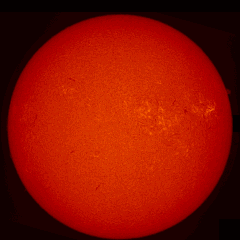 Image of Sun's chromosphere