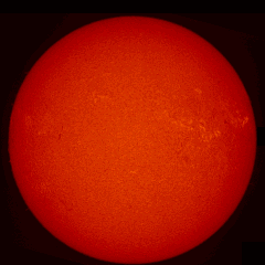 Image of Sun's chromosphere