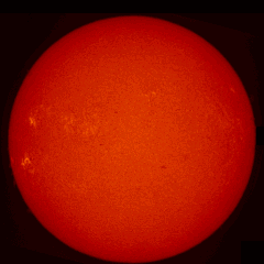 Image of Sun's chromosphere