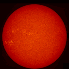 Image of Sun's chromosphere