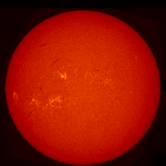 Image of Sun's chromosphere