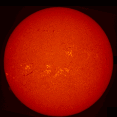 Image of Sun's chromosphere