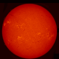 Image of Sun's chromosphere