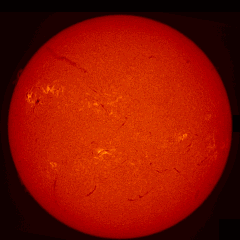 Image of Sun's chromosphere