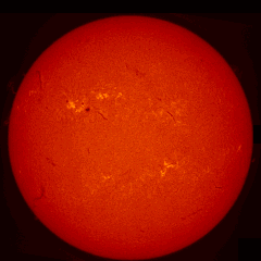 Image of Sun's chromosphere