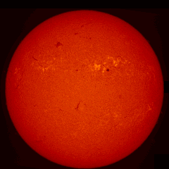 Image of Sun's chromosphere