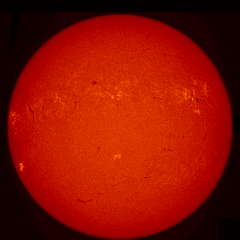 Image of Sun's chromosphere