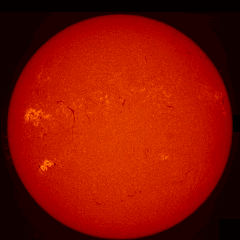 Image of Sun's chromosphere