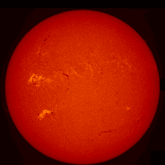 Image of Sun's chromosphere