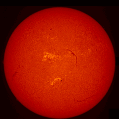 Image of Sun's chromosphere